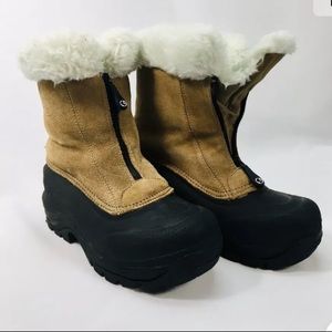 Champion C9 Thermolite Tan Snow Boots 7 Sherpa